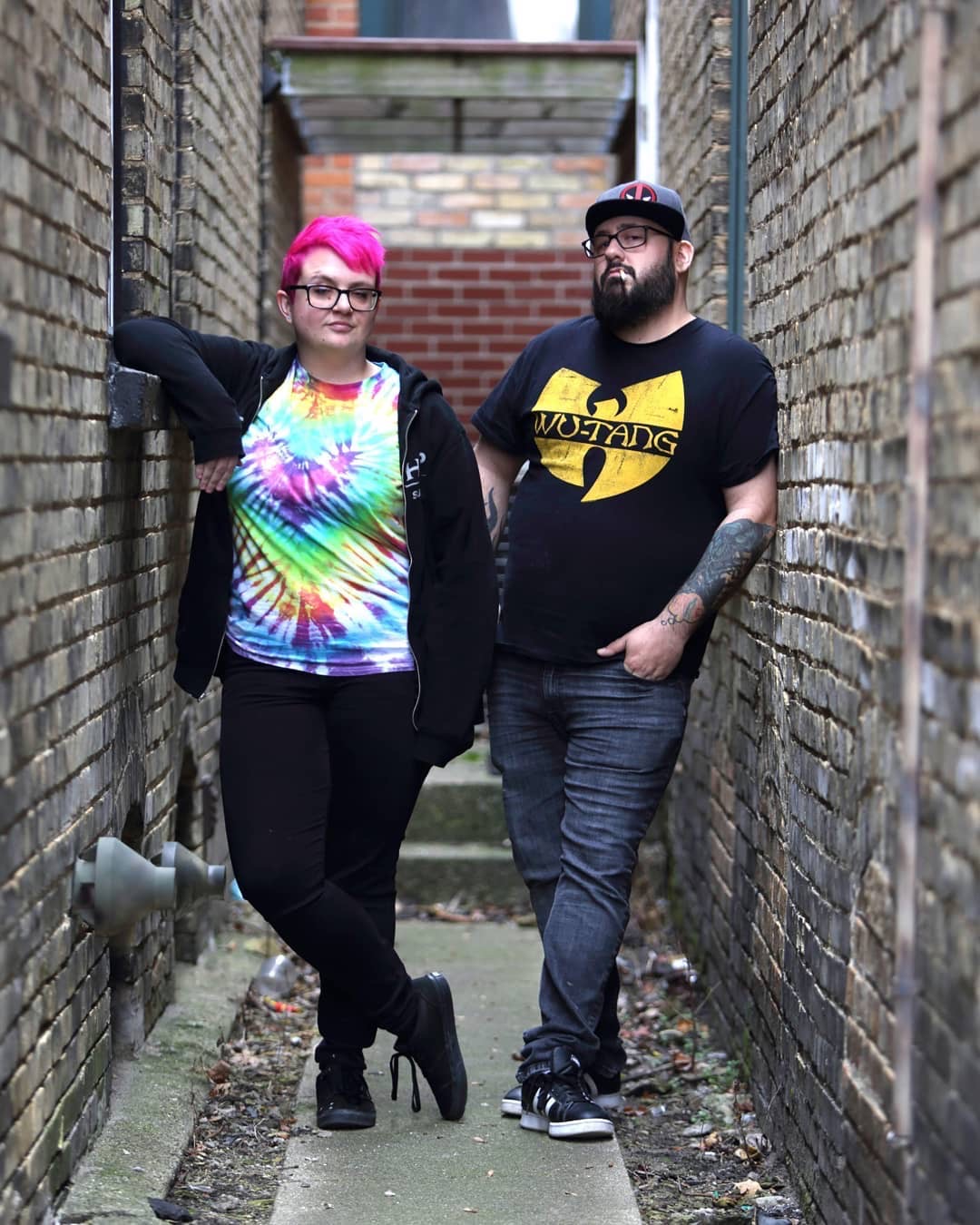 Matt and Britta booling